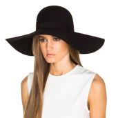 Maison Michel Blanche Classic Capeline Felt Hat in Black _ FWRD_2015-09-21_10-19-37