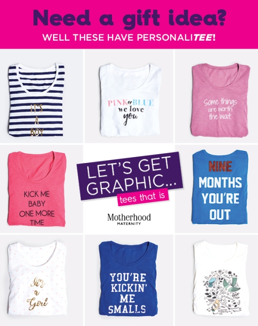 Need a gift idea? Well these have personalitee! Let's get graphic... tees that is